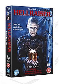 HELLRAISER TRILOGY FILMS 1,2,3. BOX SET BRAND NEW DVD