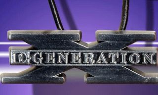 WWE DX silver Pendant Necklace, WWF X D Generation Triple H Shawn