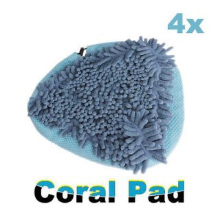 Microfibre Washable Cleaning Coral Pad For H2O H20 Steam Mop Cover