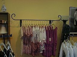 Clothing Garment Retail Display Rack Wall Mount Decorative Hang rail