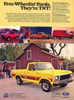 1978 Ford F 150 Pickup Truck and Bronco   Classic Vintage