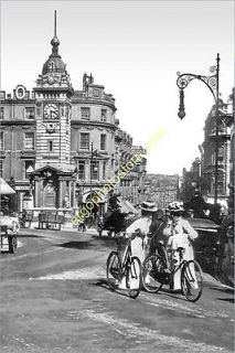 Newly listed t061 Kent BRIGHTON clock tower cyclists cycling ca1909