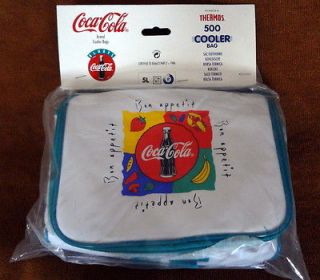 COCA COLA BRAND COOLER BAG DISTRIBUTED BY THERMOS 1994 230MM X 180MM X