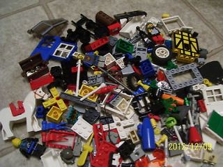 OF LEGO PARTS AND PIECES MINI FIGURES HORSE TREASURE CHEST WITH COINS
