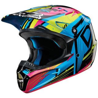 V1 Undertow Helmet 2012 Green Blue CLOSEOUT Click For Sizes MX ATV