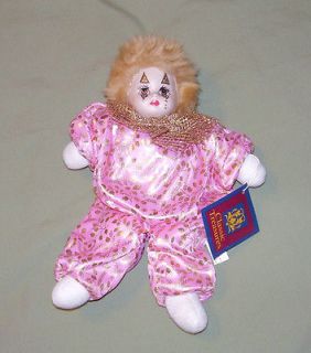 Bean Bag Clown Doll Classic Treasures Collectible Clowns & Circus #1