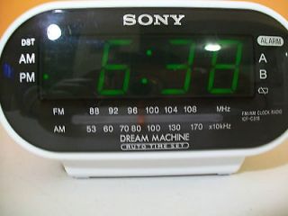 Sony Dream Machine ICF C318 Dual Alarm