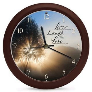 Live Laugh Love 8 Musical Clock Amazing Grace plays on the hour
