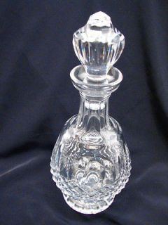 Vintage Waterford Colleen Crystal Decanter Brand Whiskey w/Stopper B