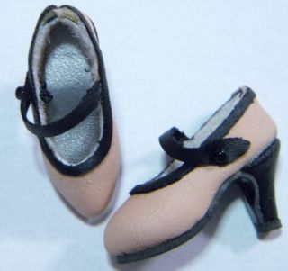 Tiny Kitty Collier Brand Shoes. Pink & Black High Heels.