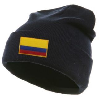 COLOMBIA COLOMBIAN BLACK FLAG COUNTRY EMBROIDERY EMBROIDED CAP HAT