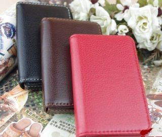 Leather USA Passport Cover Holder Travel Wallet Case US Tan Navy Brown
