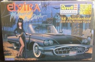 ELVIRA  58 Thunderbird Model Kit & Elvira Figure