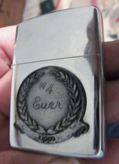 1995 Zippo Plaque 4 Ever SR. DAD inscription Zippo Lighter