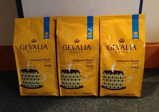 listed Gevalia Kaffe Dark Espresso Roast Ground Coffee 3 Packages