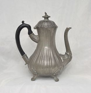 rare Pewter Coffee Tea Pot Britannia Sheffield 5 15