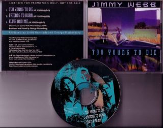JIMMY WEBB 3Trk SAMPLER PROMO DJ CD Linda Ronstadt Prod