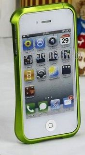 GREEN ALUMINUM BUMPER CASE FOR IPHONE 4 4S Deff Japan