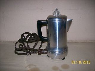 Vintage original Empire Electric Coffee Pot Percolator w/cord