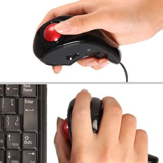 Finger Handheld Optical Trackball USB Computer PC mouse