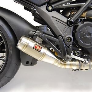 12 Ducati Diavel Competition Werkes GP Slip On Exhaust (Fits Diavel