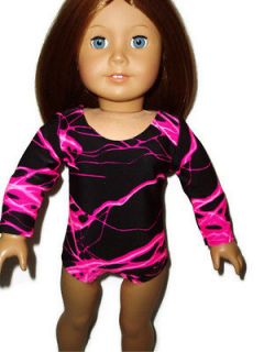 Lightning Bolt Leotard 18 doll clothes fits American Girl Gymnastics