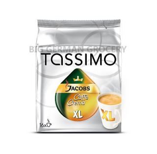 TASSIMO   German JACOBS CAFFÈ CREMA XL CUP   3 x 16 t discs