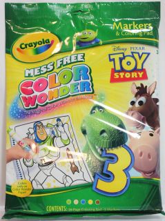 Crayola DISNEY TOY STORY Mess Free Color Wonder Coloring Pad & Markers