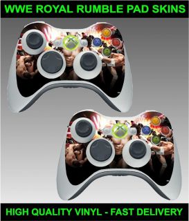 XBOX 360 CONTROLLER WWE ROYAL RUMBLE WRESTLING STICKER SKIN GRAPHICS X