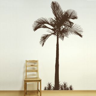 PALM TREE TROPICAL BEACH Wall sticker huge removable vinyl uk decal