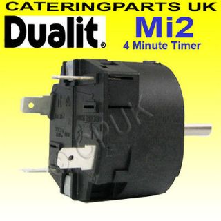 DUALIT TOASTER 4 MINUTE TIMER Type Mi2 + Wiring guide.
