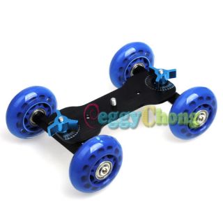 TableTop compact Dolly Kit Skater wheel Truck Stabilizer fr video