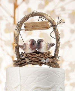 Love Nest”   Love Birds in Archway Cake Topper