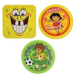 Nickelodeon Reusable Ice Packs Dora Diego & Spongebob