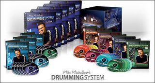 THE DRUMMING SYSTEM   DRUM LESSONS   20 DVDs, 15 CDs & 5 WORKBOOKS