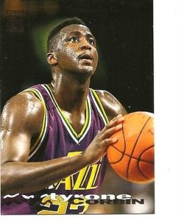 Tyrone Corbin 1992 93 Stadium Club NBA basketball Utah Jazz Topps 92