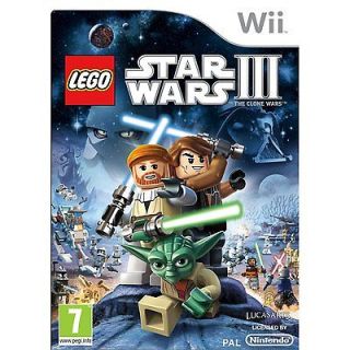 star wars 3 III The clone wars for Nintendo Wii video games console