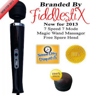 Mode Black FiddlestiX Magic Wand Massager, 3 Meter Cord, Free Head