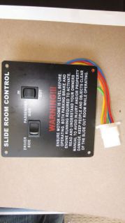 Slide Out Control Switch Panel Camper Trailer RV 0707