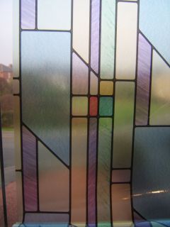 STAINED COLOURED GLASS STICKY BACK PLASTIC SELF ADHESIVE VINYL FILM