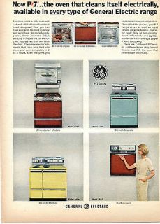 GE General ElectricModel P7 The Electric Oven That Cleans Itself Ad