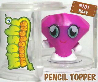 Moshi Monsters Moshling ROXY #101 Pencil Topper in Plastic Case FREE