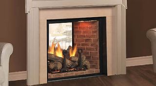Monesson Covington Clear View See Thru Direct Vent Fireplace Majestic