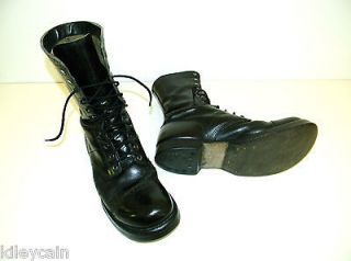 Vintage 1940s Corcoran JUMP BOOTS Split Sole Made in USA Mass. Size 9