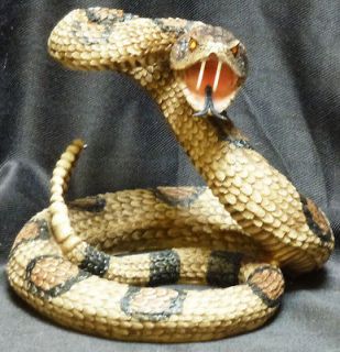 Snake Eyes Statue Figurine DWK Western Diamond Back Rattlesnake
