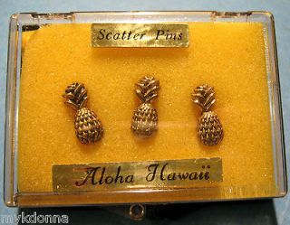 HAWAII Pineapple Scatter Pins Souvenir lapel brooch Jewelry costume