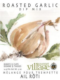 Gourmet Du Village Dip Mixes   Roasted Garlic 0.5 oz