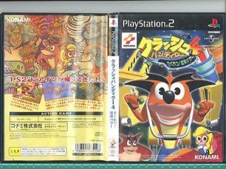 Playstation 2 CRASH BANDICOOT 4 Import JAPAN Video Game bbbc p2