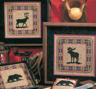 NORTH COUNTRY SILHOUETTES Moose Cross Stitch Pattern