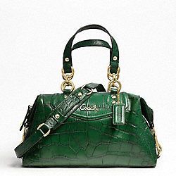 coach croc handbags